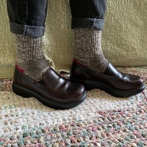 Dansko Oxblood Leather Slide Slip-On Shoe